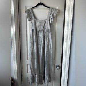 Miocene Muse Striped Gauze Dress